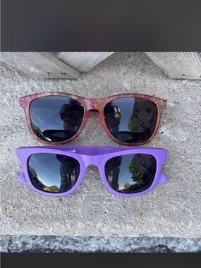 Purple and Multicolor Women's Sunglasses - Stylish UV Protection